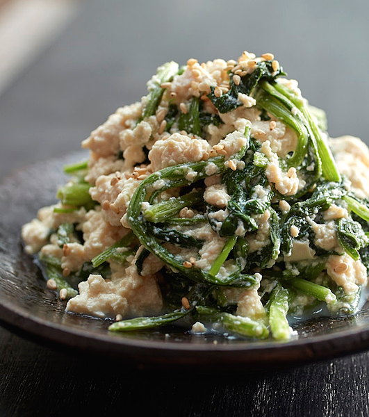4.涼拌豆腐菠菜 4.涼拌豆腐菠菜