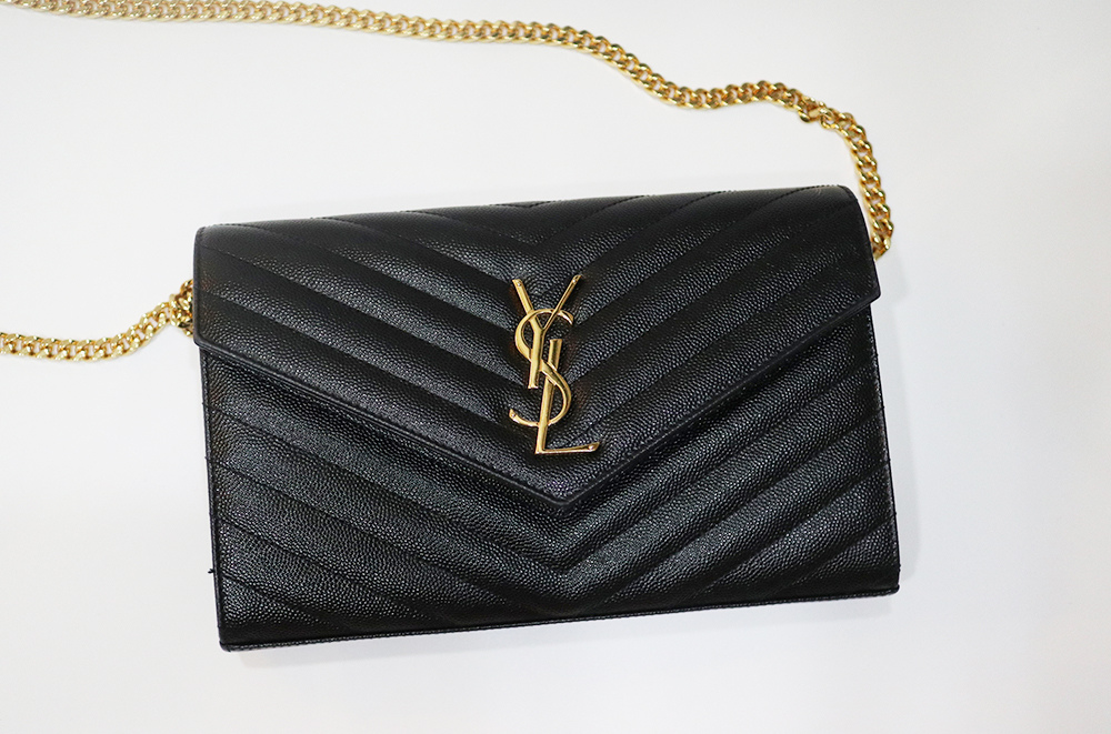 Unboxing Ysl Saint Laurent Wallet On Chain 22cm Woc 耐用度 優缺點分享 Sannie 小蕃 S S Collection 痞客邦