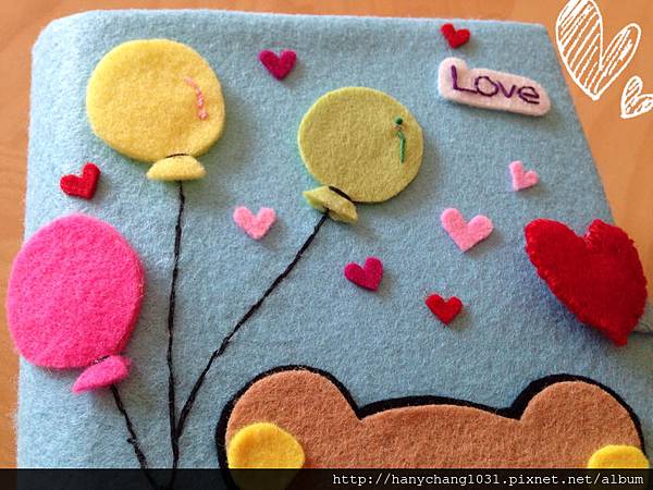 [不織布相簿]-- 色彩繽紛的氣球