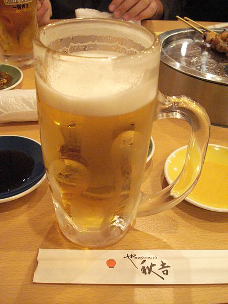 吃串燒就是要配ビール