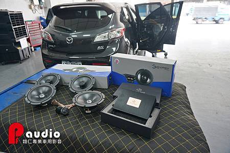 MAZDA3 Gypsy喇叭套件+DSP音場處理器