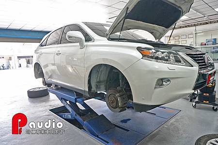 LEXUS RX300四輪隔音工程