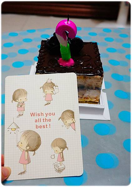 2013~寶貝送的生日蛋糕和窩心小卡