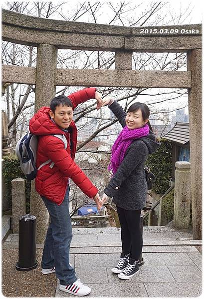 風見雞館旁的【北野天滿神社】，為眺望神戶市景的最佳地點