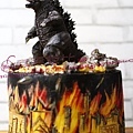 44-ZG3590 塑型蛋糕3D-怪獸之王 哥吉拉 [8、10、12吋] #恐龍#怪獸 (1).jpg