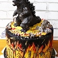 44-ZG3590 塑型蛋糕3D-怪獸之王 哥吉拉 [8、10、12吋] #恐龍#怪獸 (4).jpg
