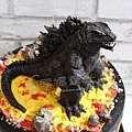 44-ZG3590 塑型蛋糕3D-怪獸之王 哥吉拉 [8、10、12吋] #恐龍#怪獸 (5).jpg