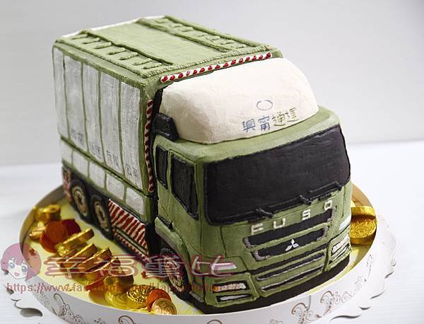 21-M2581 塑形蛋糕3D-通運大貨車 [8吋加長、10吋加長] #卡車#貨車 (1).jpg