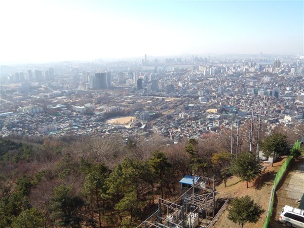 南山公園-首爾的景色