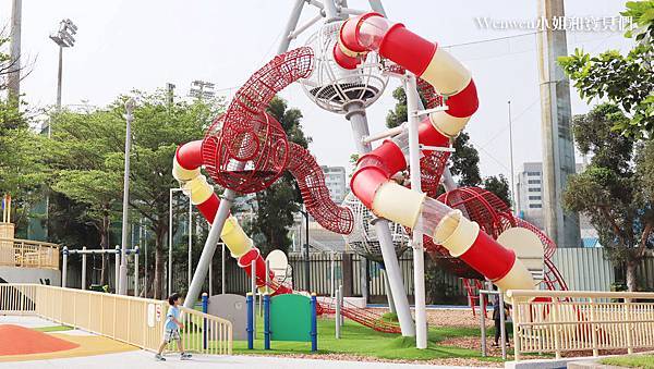 天母運動公園兒童遊戲場 天母夢想親子樂園 棒球溜滑梯台北特色公園