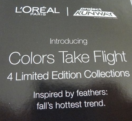 2011秋冬限量 Loreal Project Runway Colors Take Flight Collection DM 15