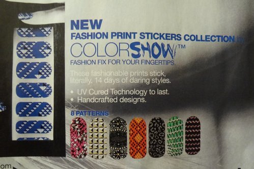 Maybelline 2012 Winter Limited EdtionFashion Print Stickers Collection 2