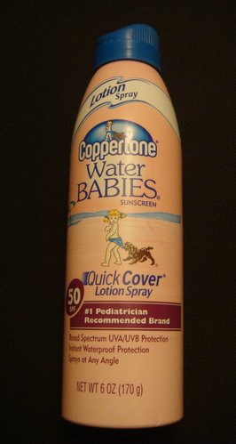 Coppertone Water Babies Quick Cover Lotion Spray SPF50 Sunscreen 1.jpg