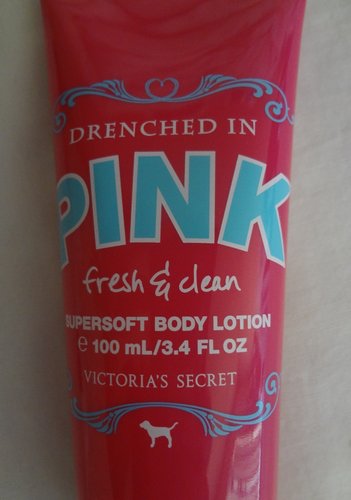 Victoria's Secret Pink Drenched in Pink Supersoft Body Lotion in Fresh & Clean 3.jpg