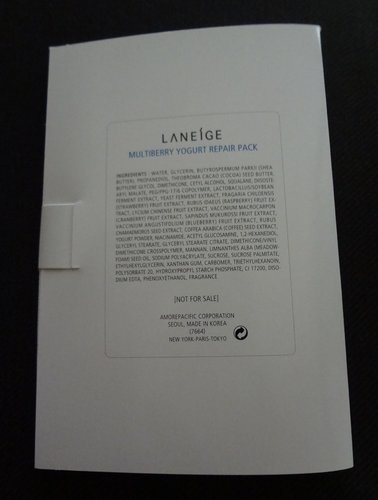 Laneige Multiberry Yogurt Repair Pack (莓果精華乳酪營養面膜) 6.jpg