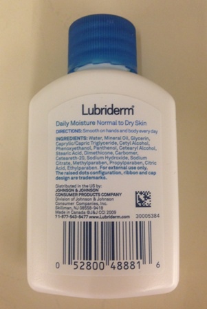 Lubriderm Daily Moisture Lotion (Fragrance Free Normal to Dry Skin) 3.JPG