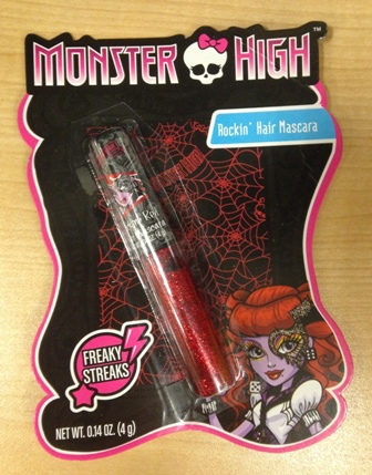 Monster High Glitter Hair Mascara(紅色)(產品照).JPG