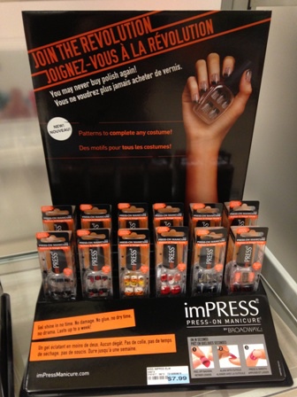 Impress 2013 Press-On Manicure Halloween Collection(展示架).JPG