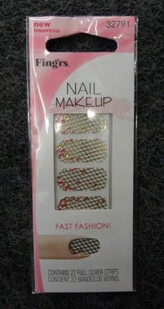 Fing'rs Nail Makeup Collection, 金色網狀款.JPG