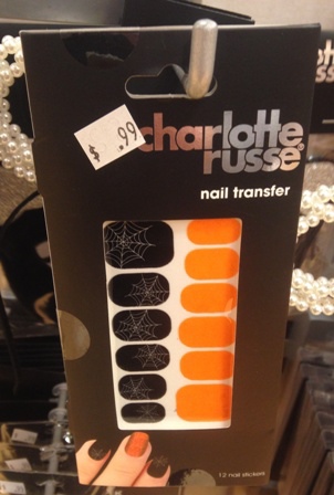 Charlotte Russe 2013 Halloween Collection, Nail Transfer.JPG