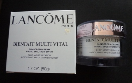 Lancome Bienfait Multi-Vi面霜(正貨)(內容物照).JPG