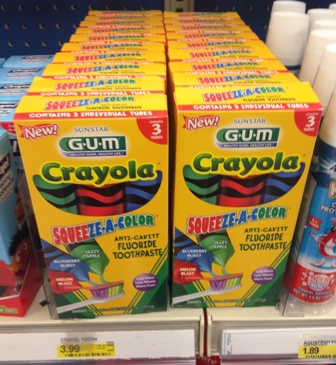 Crayola Squeeze-A-Color Toothpaste(展示架).JPG