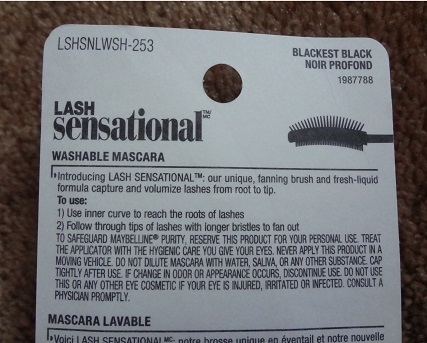 Maybelline Lash Sensational Mascara, 253 Blackest Black 5.JPG