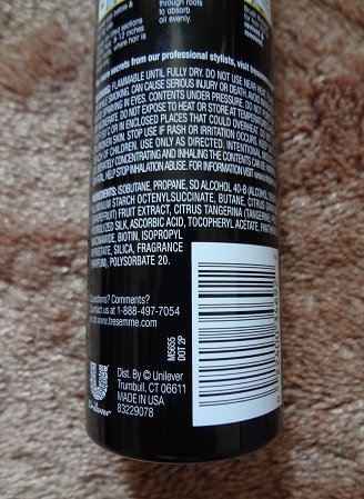 TRESemme Dry Shampoo (Renewing) 5.JPG