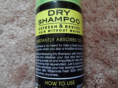 TRESemme Dry Shampoo (Renewing) 3.JPG