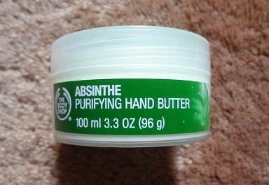 The Body Shop Absinthe Purifying Hand Butter 2.JPG