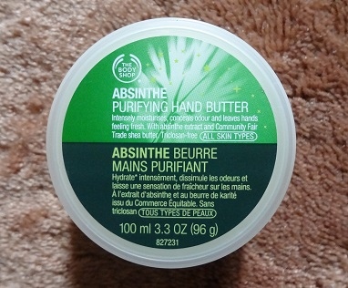 The Body Shop Absinthe Purifying Hand Butter 1.JPG