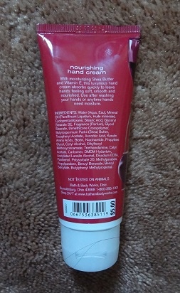 Bath %26; Body Works Nourishing Hand Cream, Black Cherry Merlot 2.JPG