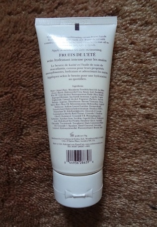 Crabtree %26; Elelyn Ultra-Moisturising Hand Therapy (Hand Care Collection), Summer Fruits 2.JPG