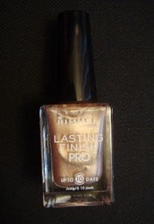 Rimmel London Lasting Finish Pro Nail Polish, 260 Gold Silk 1.JPG