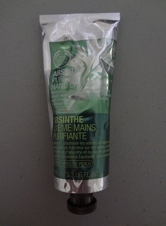 The Body Shop (美體小舖) Absinthe Purifying Hand Cream 1.JPG