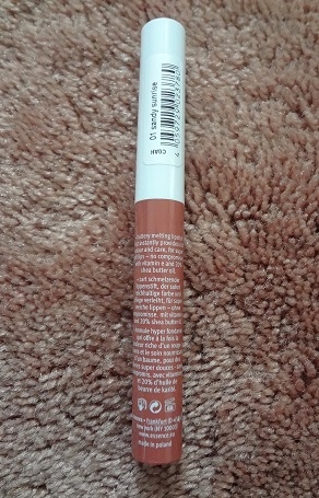 Essence Insta-Care Lipstick, 01 Sandy Sunrise 2.JPG