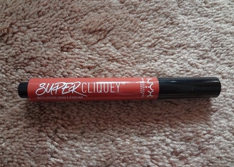 NYX Super Cliquey Matte Lipstick, SCLS01 On The DL 1.JPG