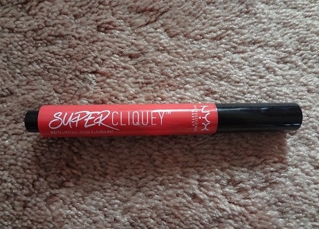 NYX Super Cliquey Matte Lipstick, SCLS02 Oh So Pretty 1.JPG