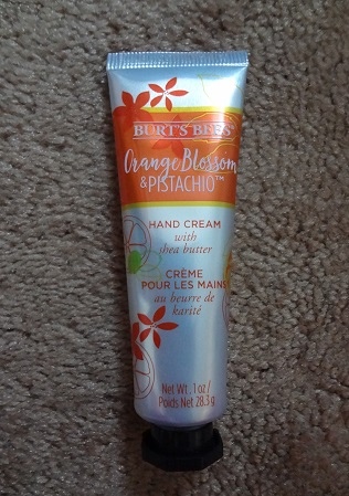 Burt%5Cs Bee Hand Cream, Orange %26; Pistachio 1.JPG