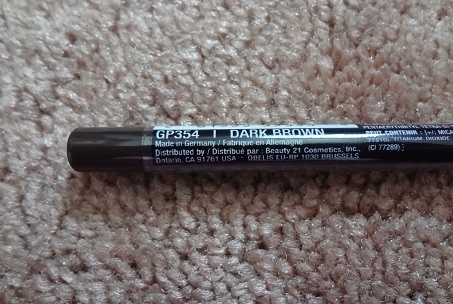 L.A. Girl Glide Gel Liner, GP354 Dark Brown 3.JPG