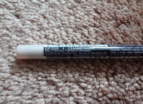 L.A. Girl Glide Gel Liner, GP359 Champage 3.JPG