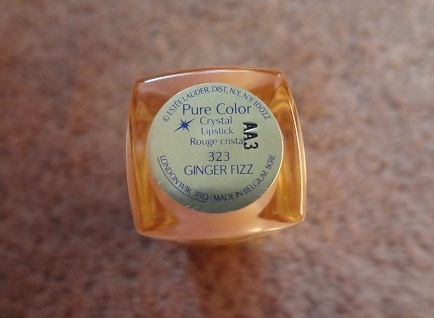 Estee Lauder Pure Color Crystal Lipstick (323 Ginger Fizz) (機場限定品) 7.JPG