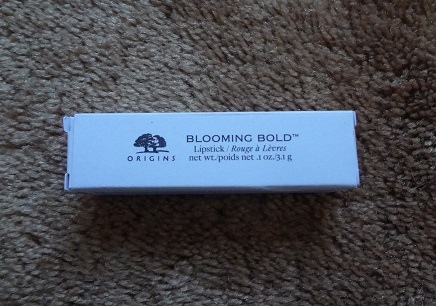 Origins Blooming Bold Lipstick, 09 Pretty Petunia 1.JPG