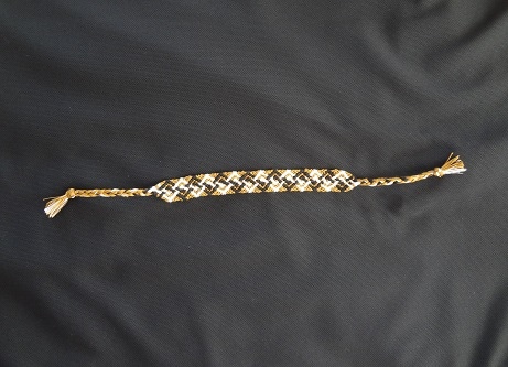 (186795) 勾邊線條交錯幸運手鍊 1.JPG