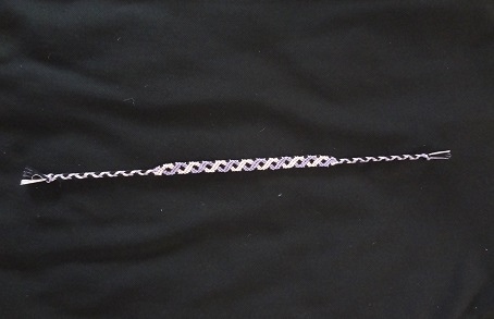 (3384) 兩色雙排交錯幸運手鍊 2.JPG