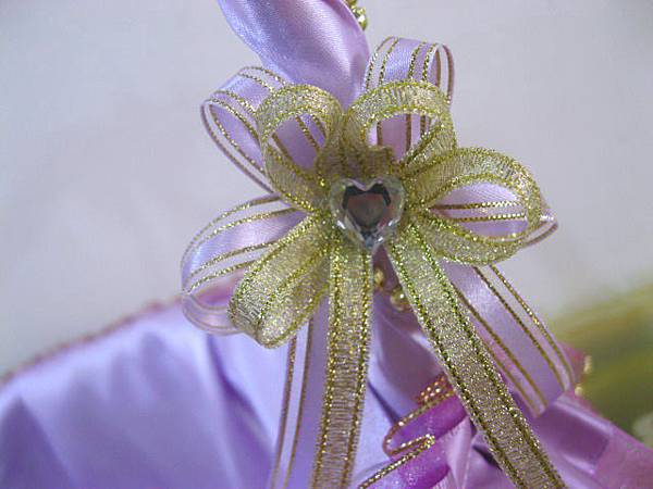 公主造型喜糖籃紫1