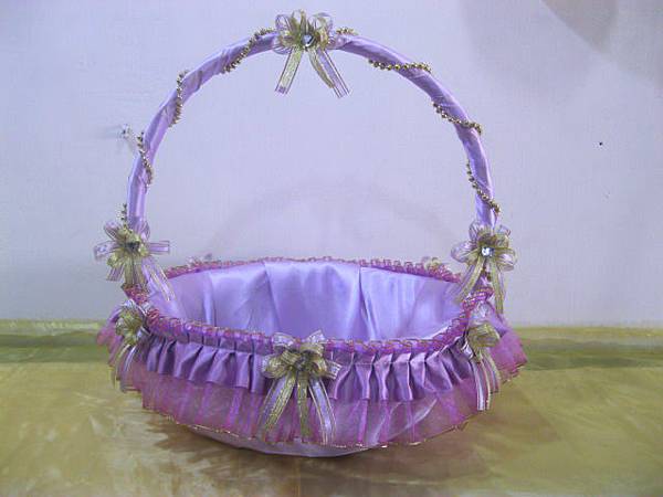 公主造型喜糖籃-紫