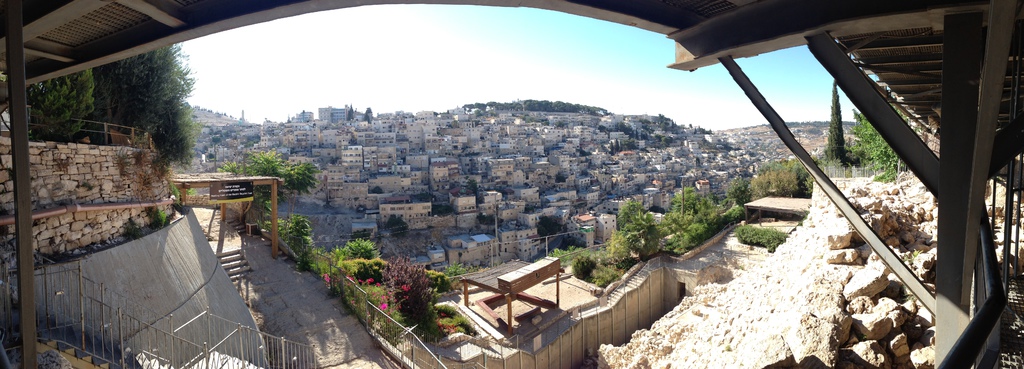 大衛城眺望的巴勒斯坦平民區