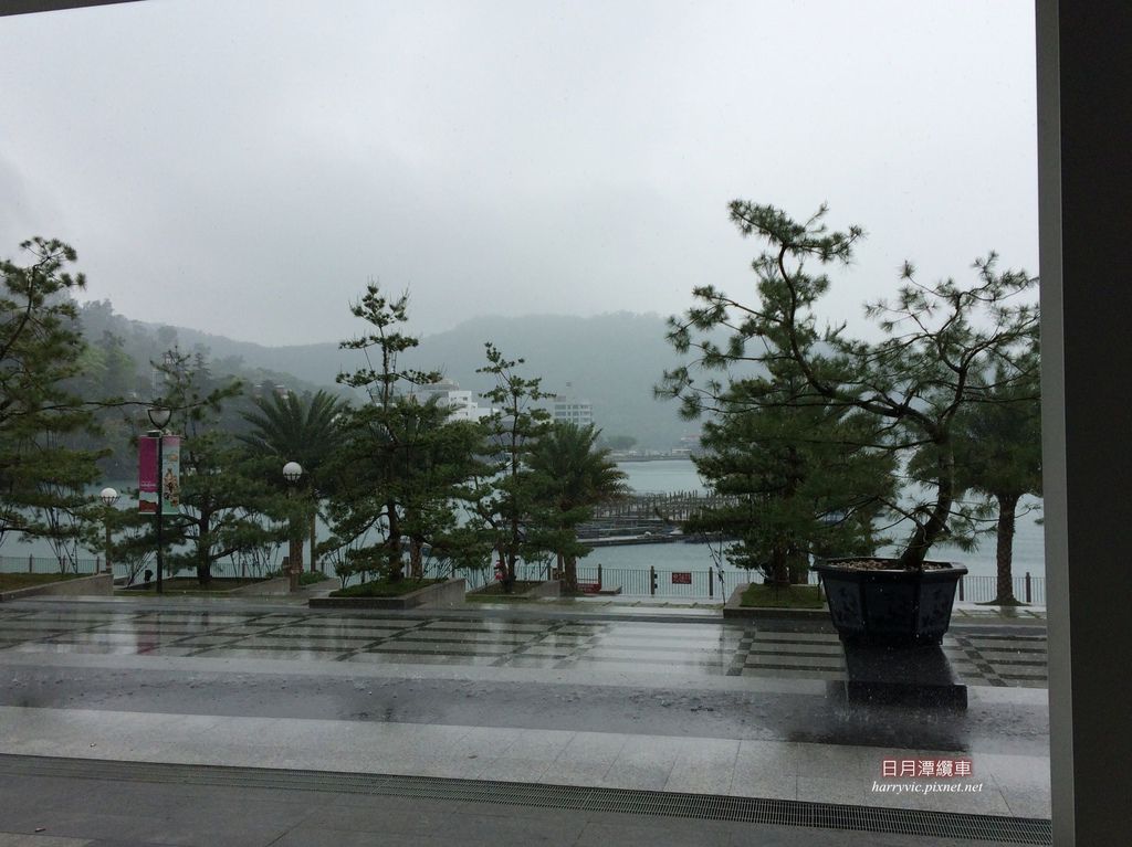 日月潭纜車站-下大雨 日月潭纜車站-下大雨