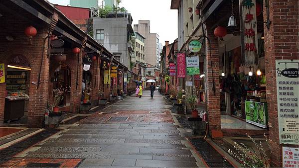 下雨的深坑老街 下雨的深坑老街